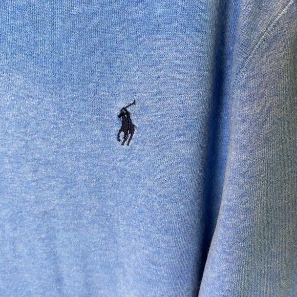 Polo‎ Ralph Lauren Men’s Pullover Long Sleeve Shirt Quarter Zip Sweater Size XXL - Picture 2 of 8